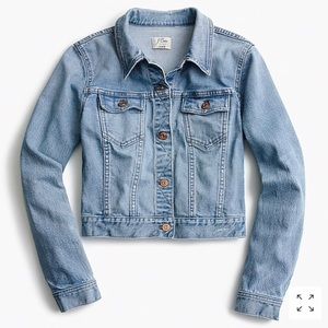 J. Crew Cropped Denim Jacket